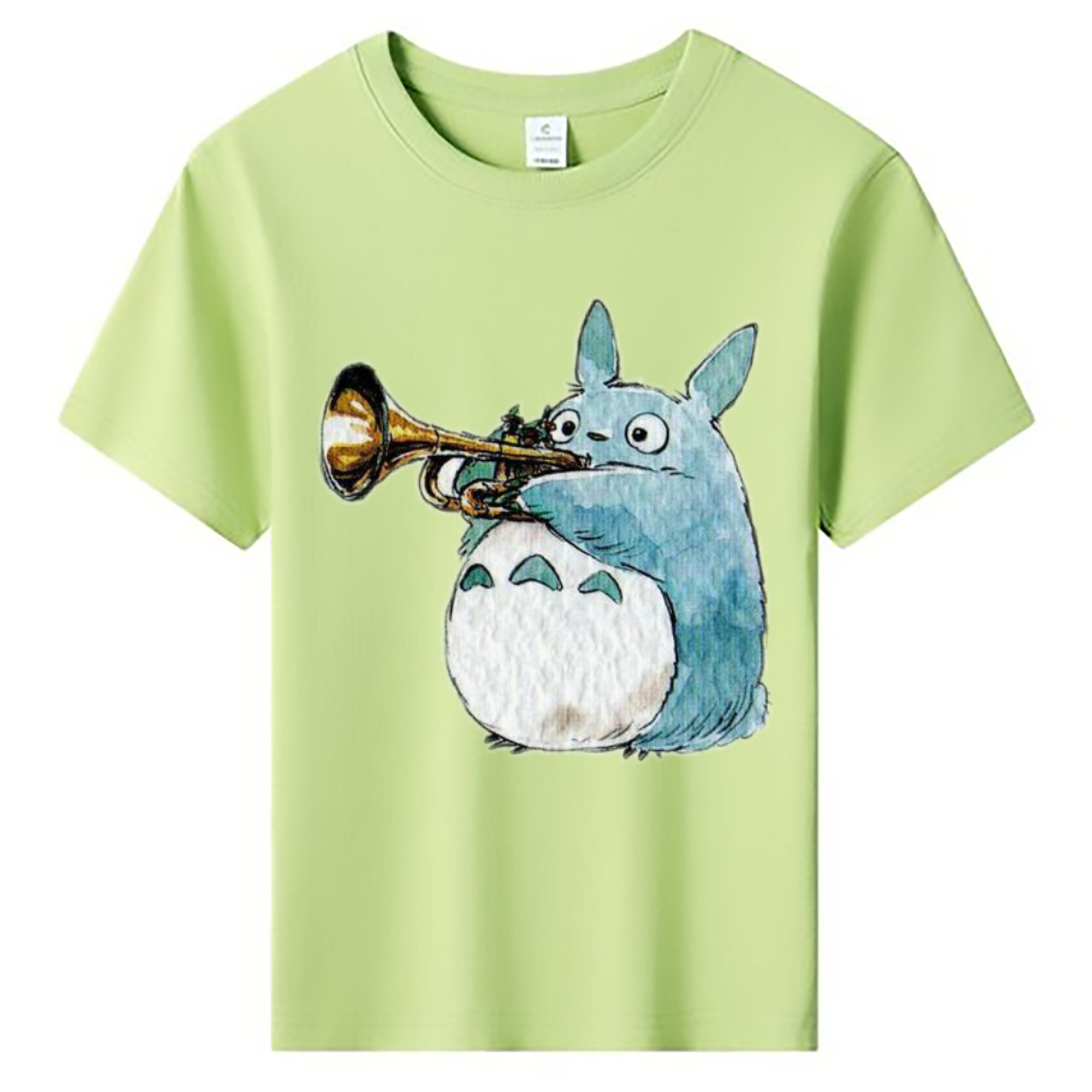 （画像用） となりのトトロ 草壁メイ 草壁サツキ My Neighbor Totoro Satsuki Kusakabe Mei Kusakabe 綿100％キッズTシャツ（フロントプリント）